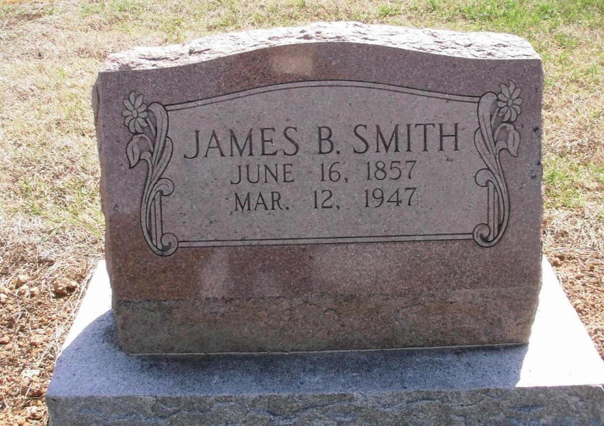 OK, Grove, Olympus Cemetery, Smith, James B. Headstone