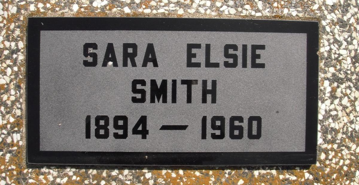 OK, Grove, Olympus Cemetery, Smith, Sara Elsie Headstone