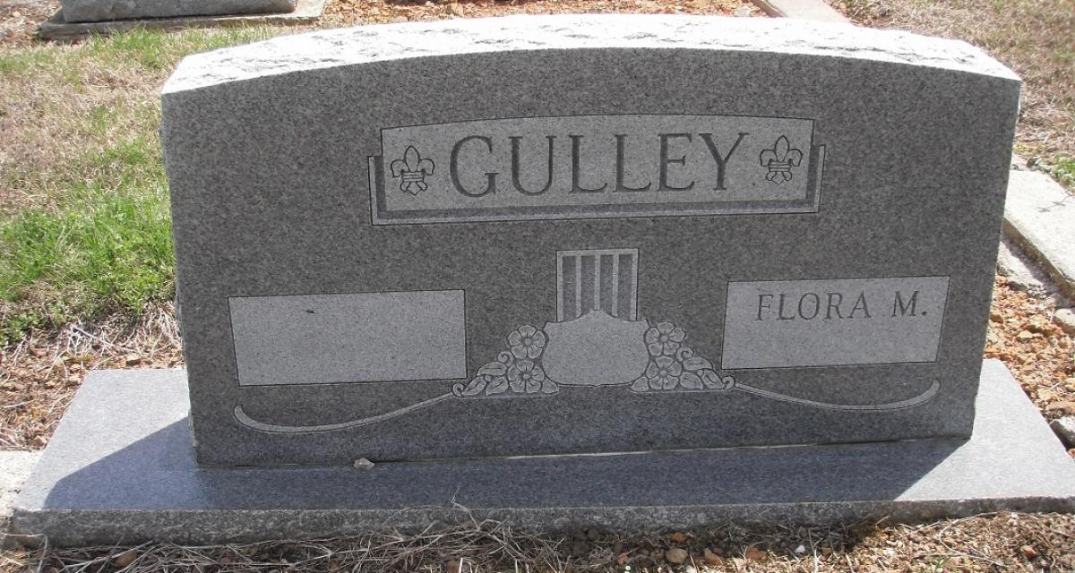 OK, Grove, Olympus Cemetery, Gulley, Flora M. Headstone