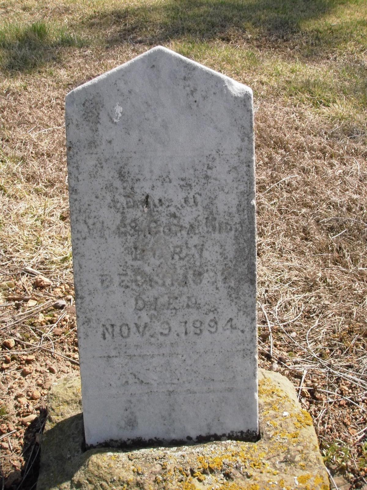 OK, Grove, Olympus Cemetery, Kidd, Infant Daughter Headstone