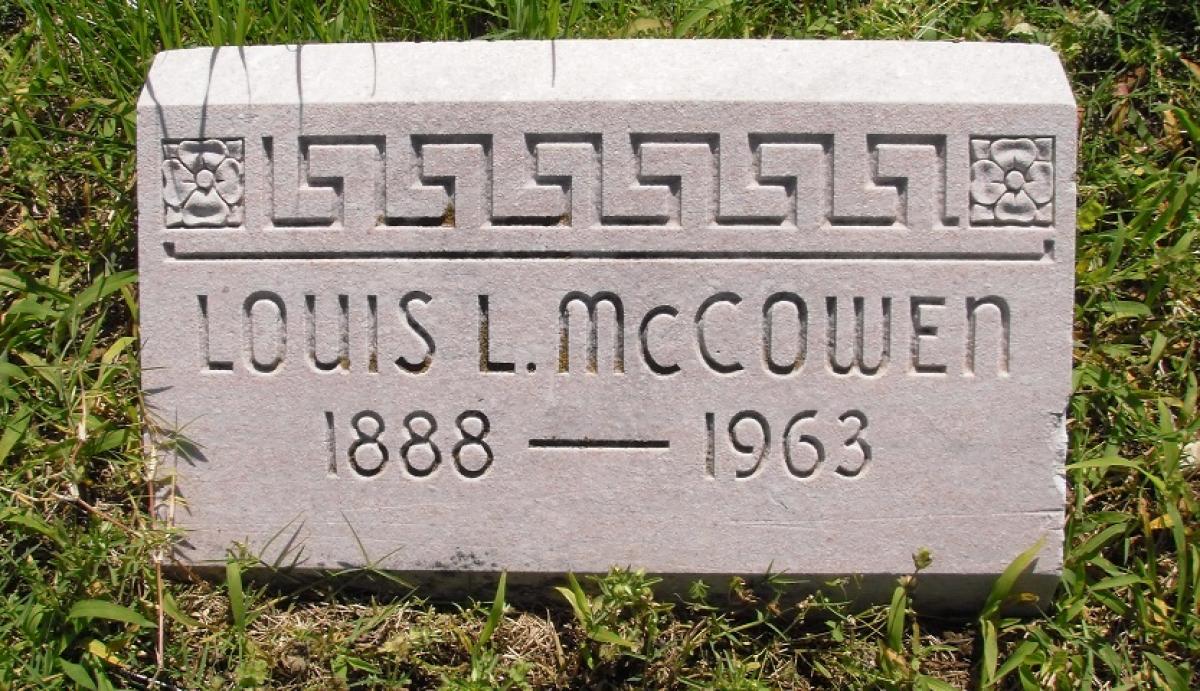 OK, Grove, Olympus Cemetery, McCowen, Louis L.
