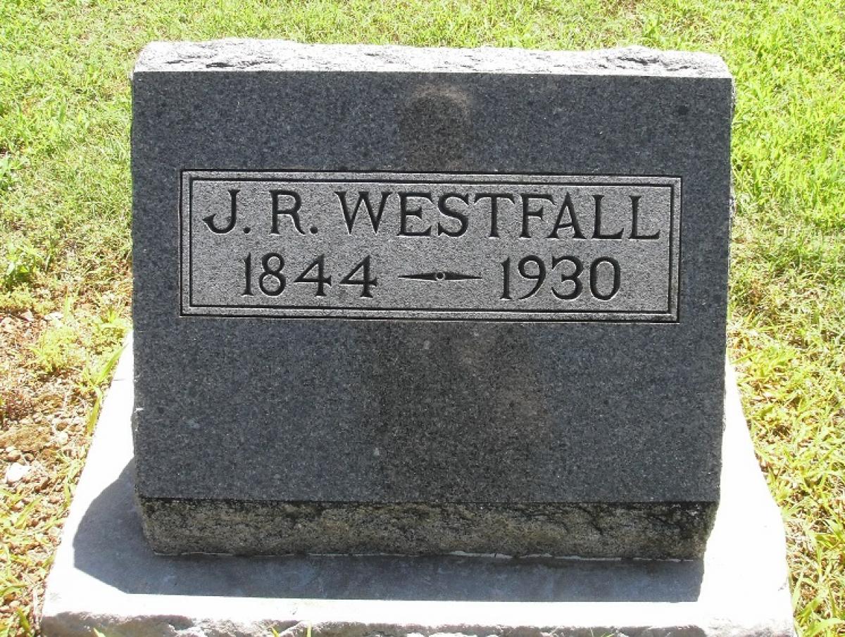 OK, Grove, Olympus Cemetery, Westfall, J. R. Headstone