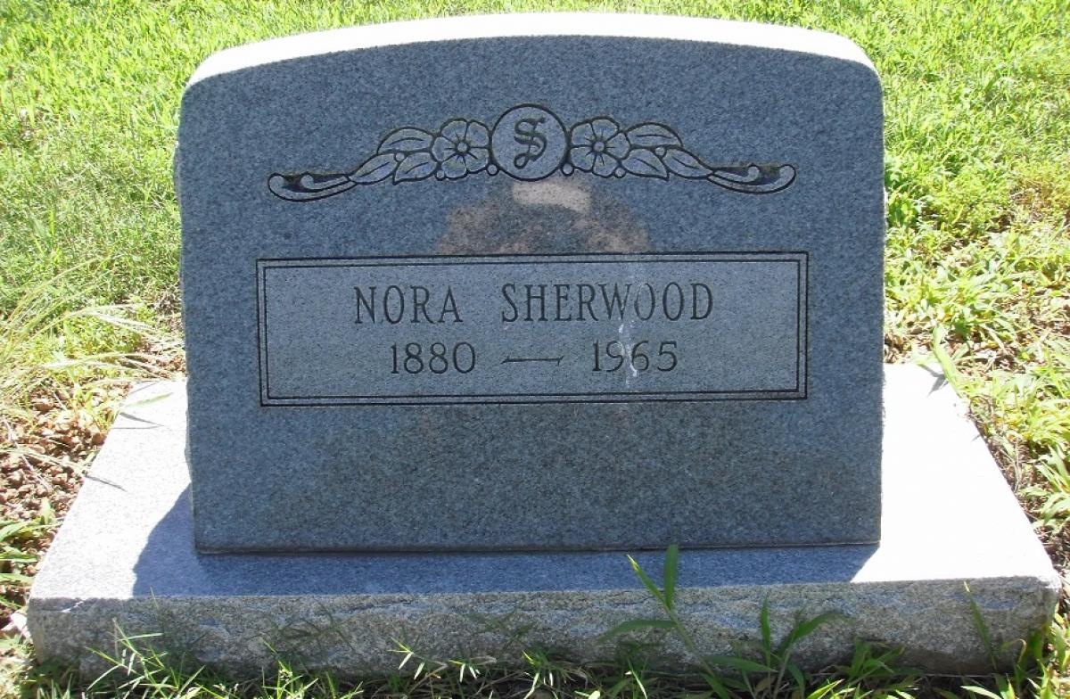 OK, Grove, Olympus Cemetery, Sherwood, Nora Headstone