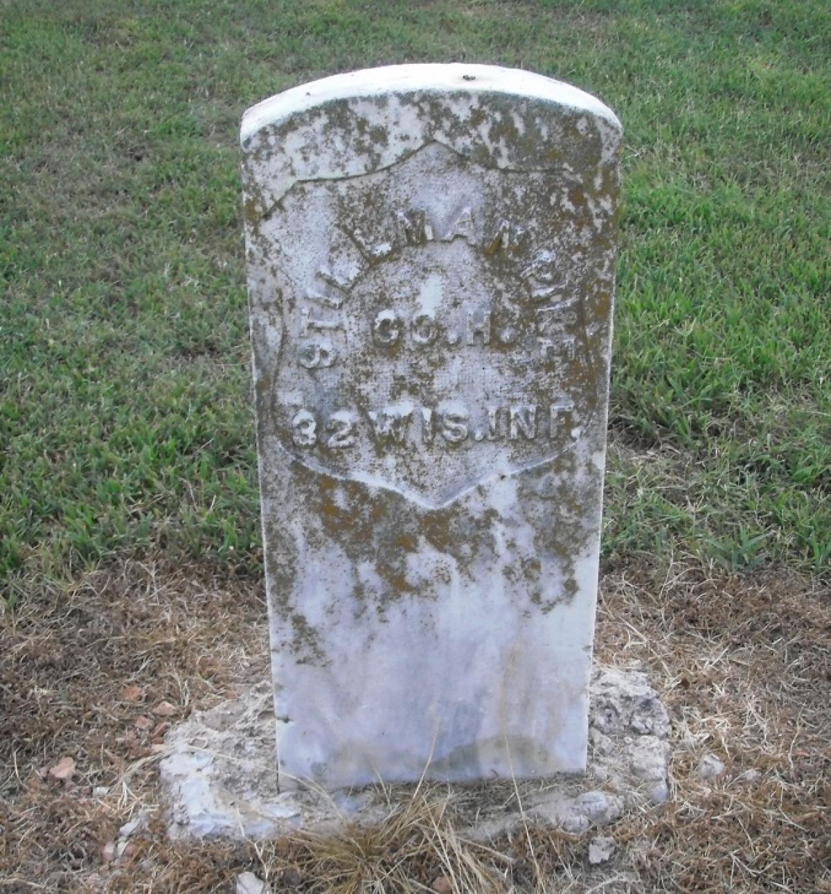 OK, Grove, Olympus Cemetery, Pike, Stillman Military Headstone