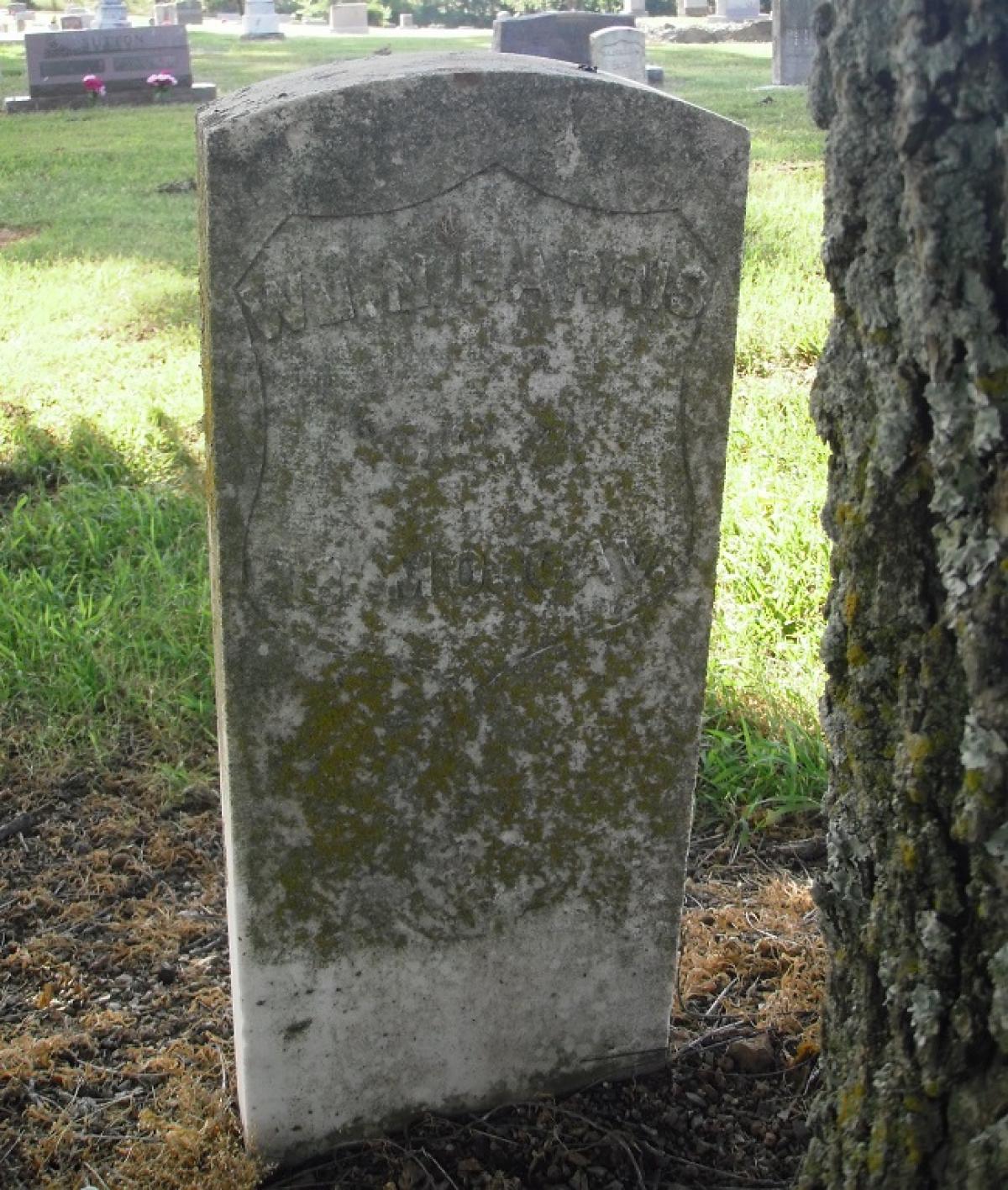 OK, Grove, Olympus Cemetery, Harris, Wm. N. Military Headstone
