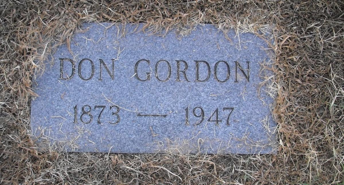 OK, Grove, Olympus Cemetery, Gordon, Don Headstone