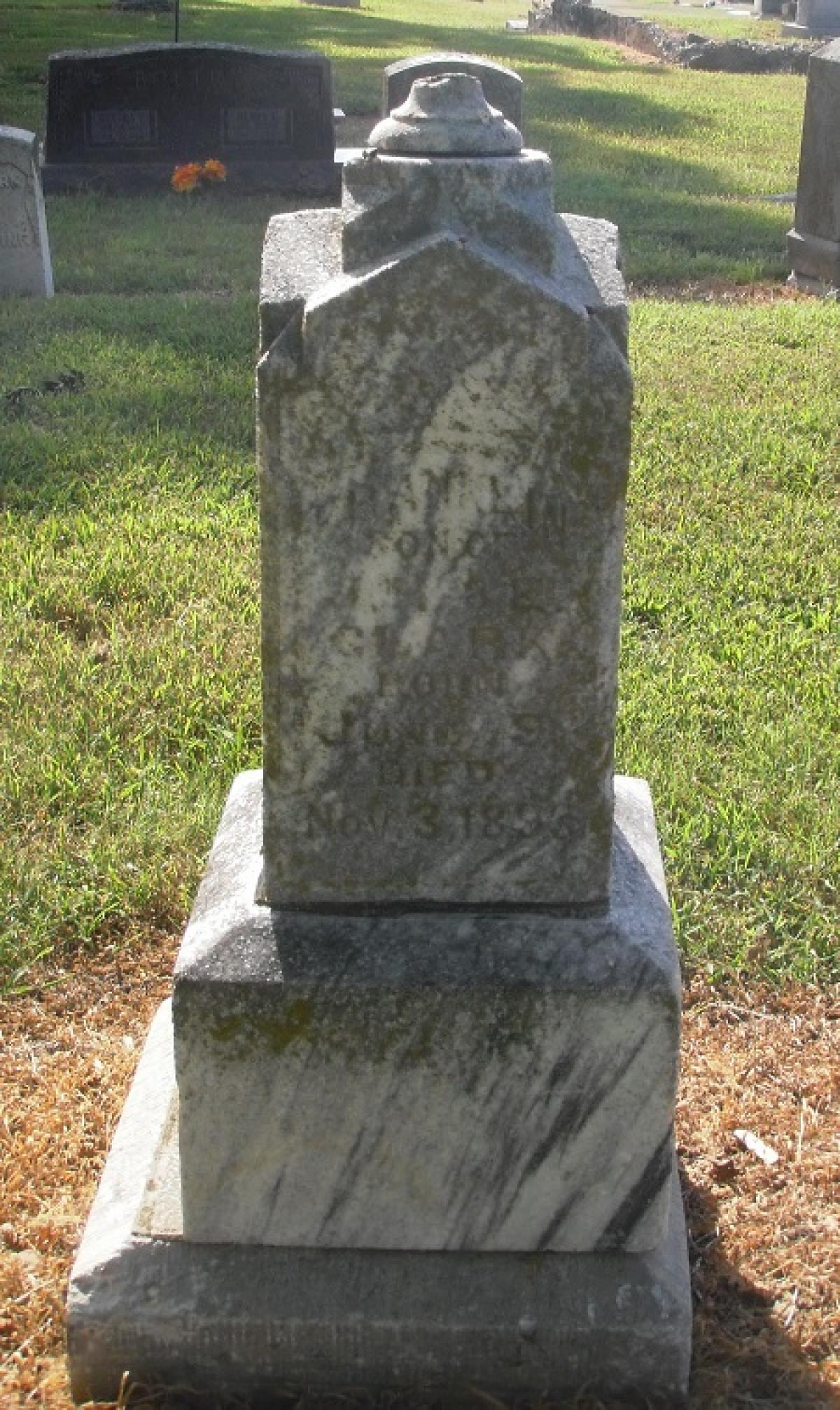 OK, Grove, Olympus Cemetery, Clark, Franklin Headstone