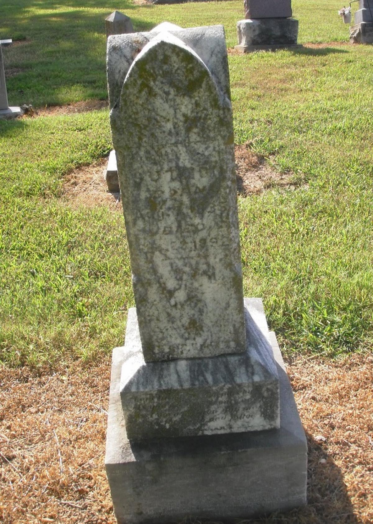 OK, Grove, Olympus Cemetery, Sutton, Mary A. Headstone