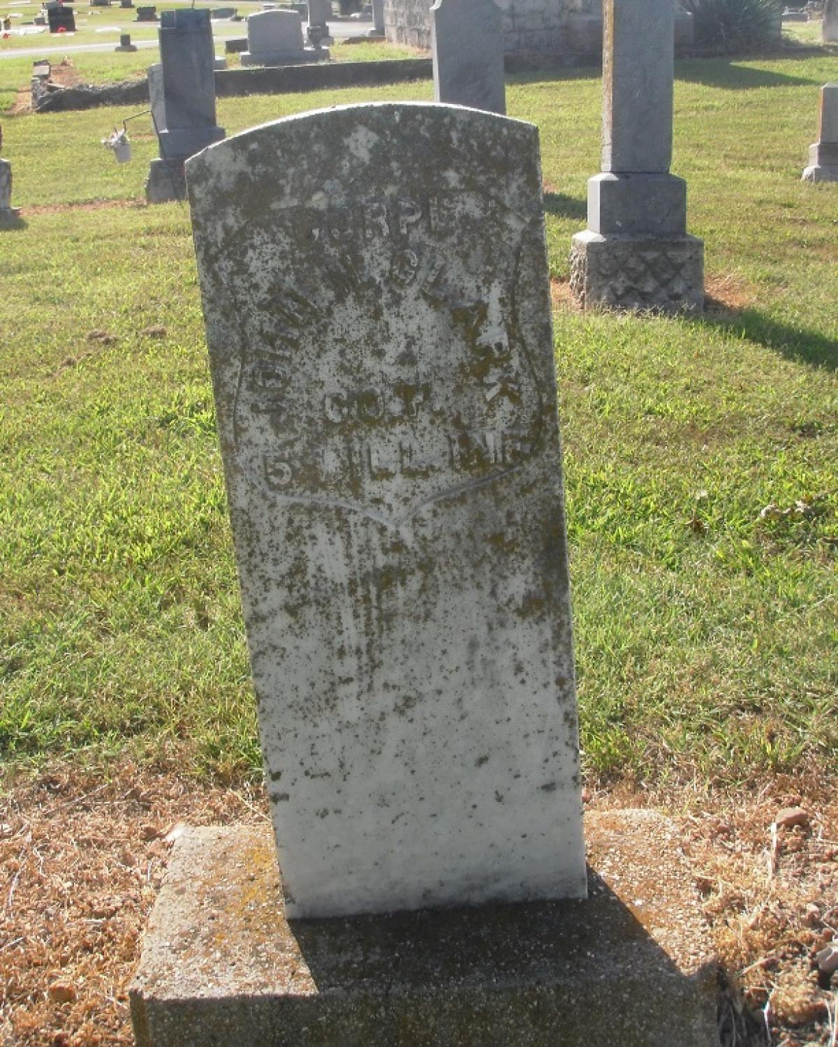 OK, Grove, Olympus Cemetery, Clark, John H. Military Headstone