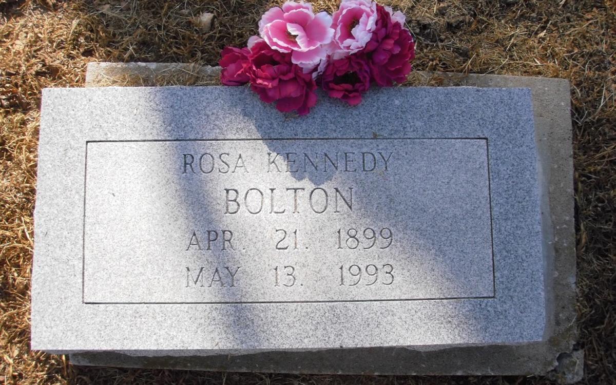 OK, Grove, Olympus Cemetery, Bolton, Rosa (Kennedy) Headstone