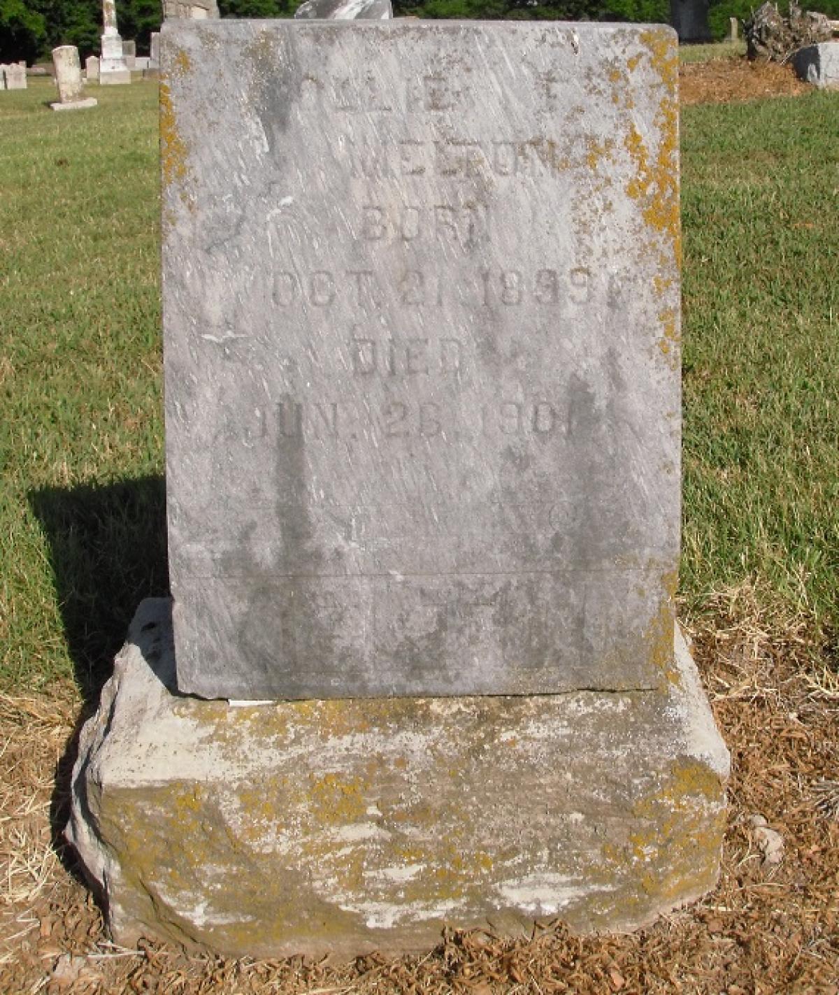OK, Grove, Olympus Cemetery, Melton, Ollie F. Headstone