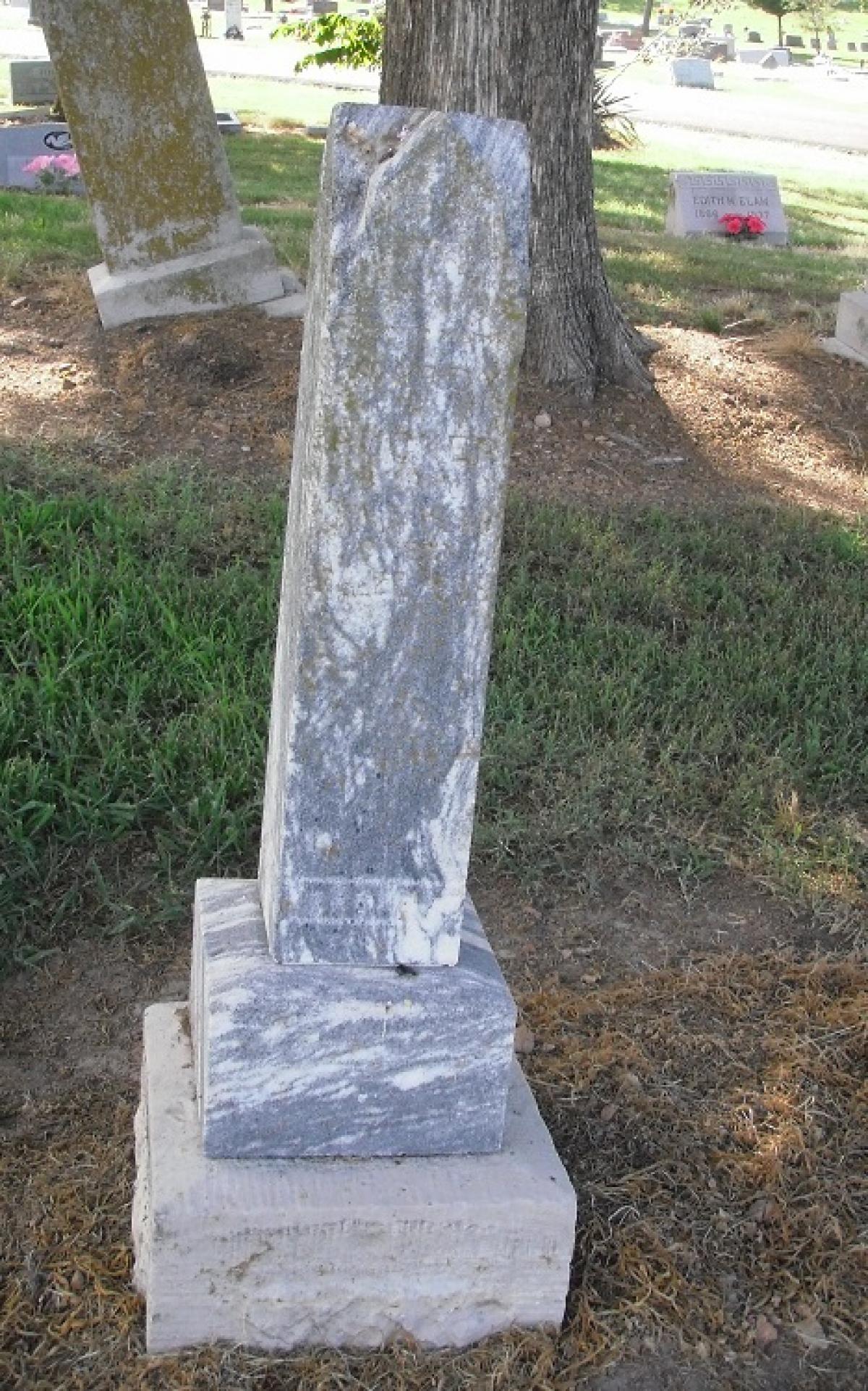 OK, Grove, Olympus Cemetery, Rucker, Wardy F. Headstone