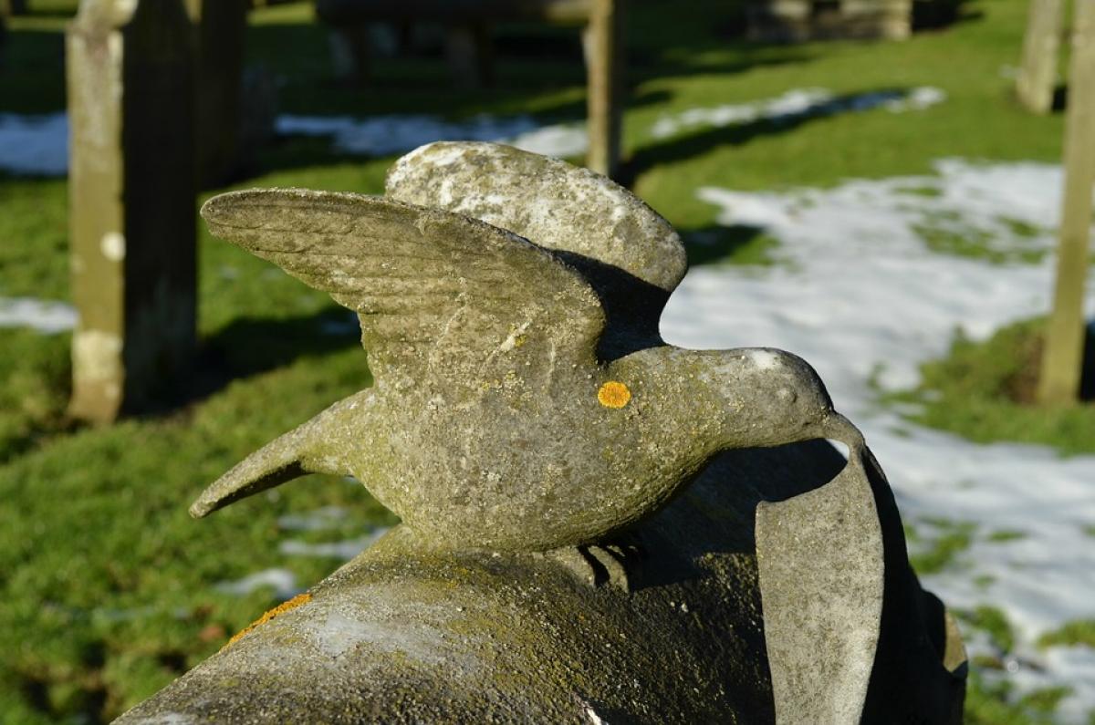OK, Grove, Headstone Symbols and Meanings, Resting Doves