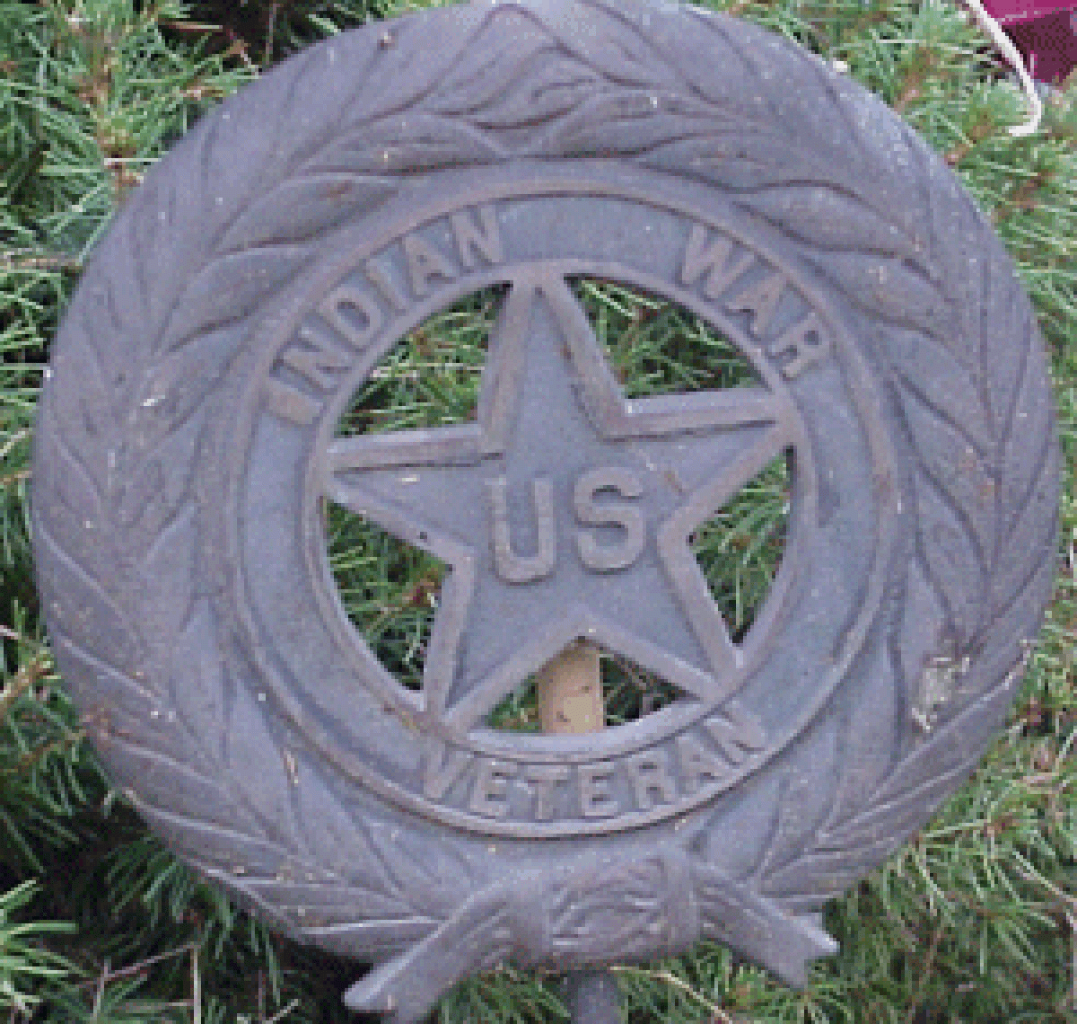 OK, Grove, Headstone Symbols and Meanings, Indian War Veteran