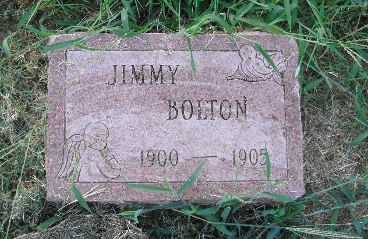 OK, Grove, Olympus Cemetery, Bolton, Jimmy Headstone