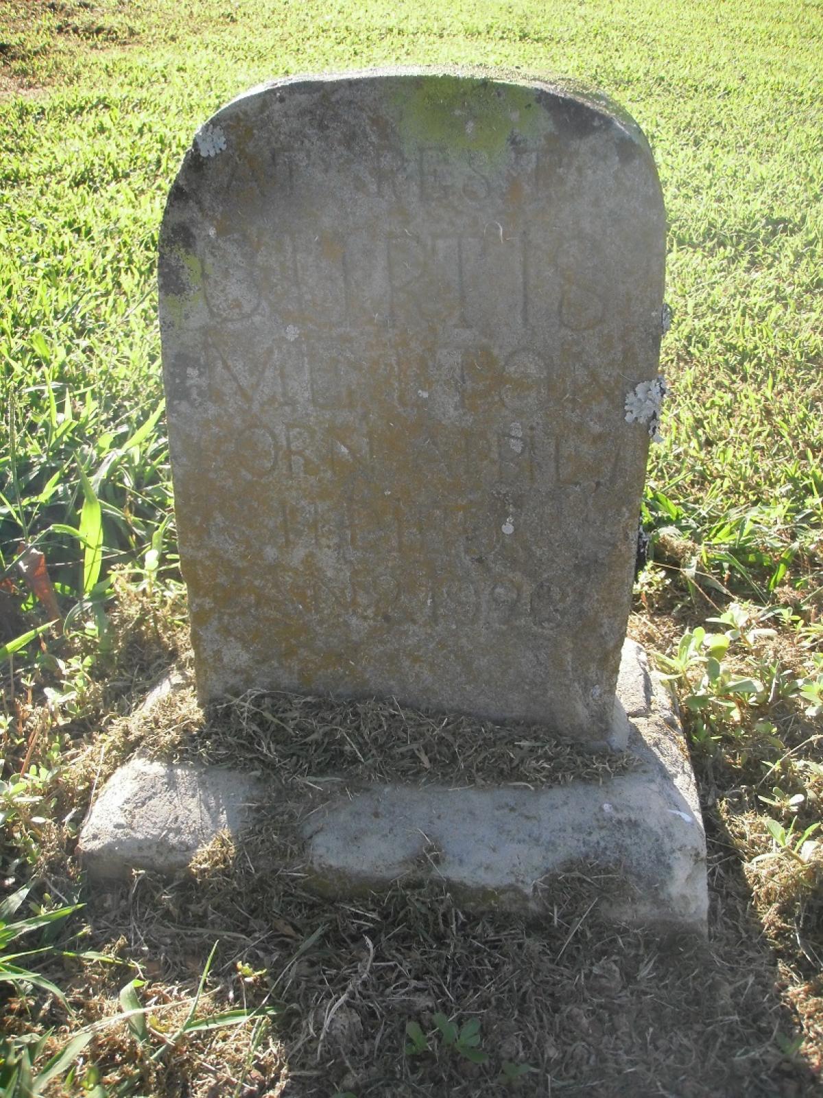 OK, Grove, Olympus Cemetery, Melton, Curtis Headstone