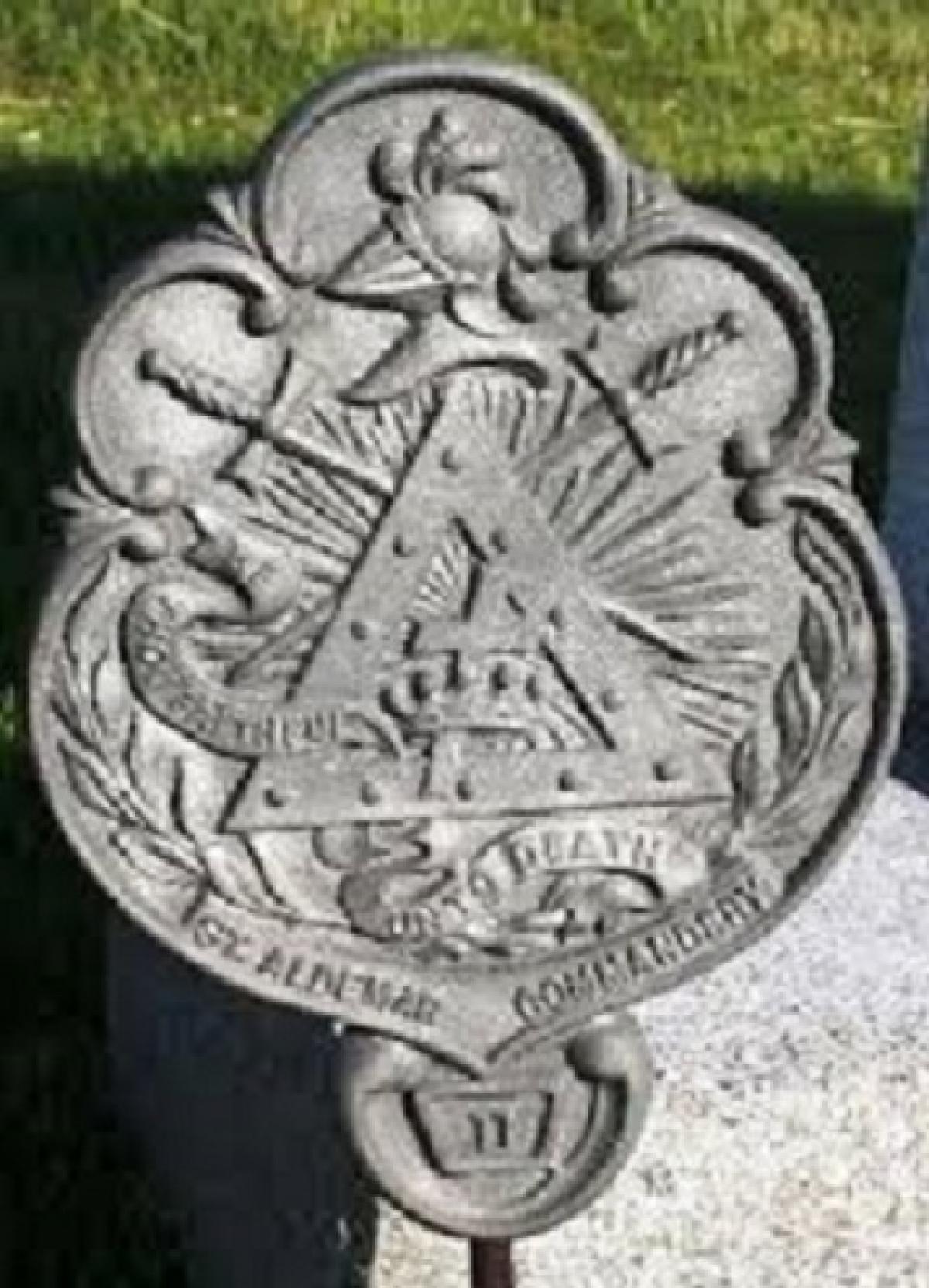 Knights Templar OK, Grove, Headstone Symbols and Meanings, Knights Templar