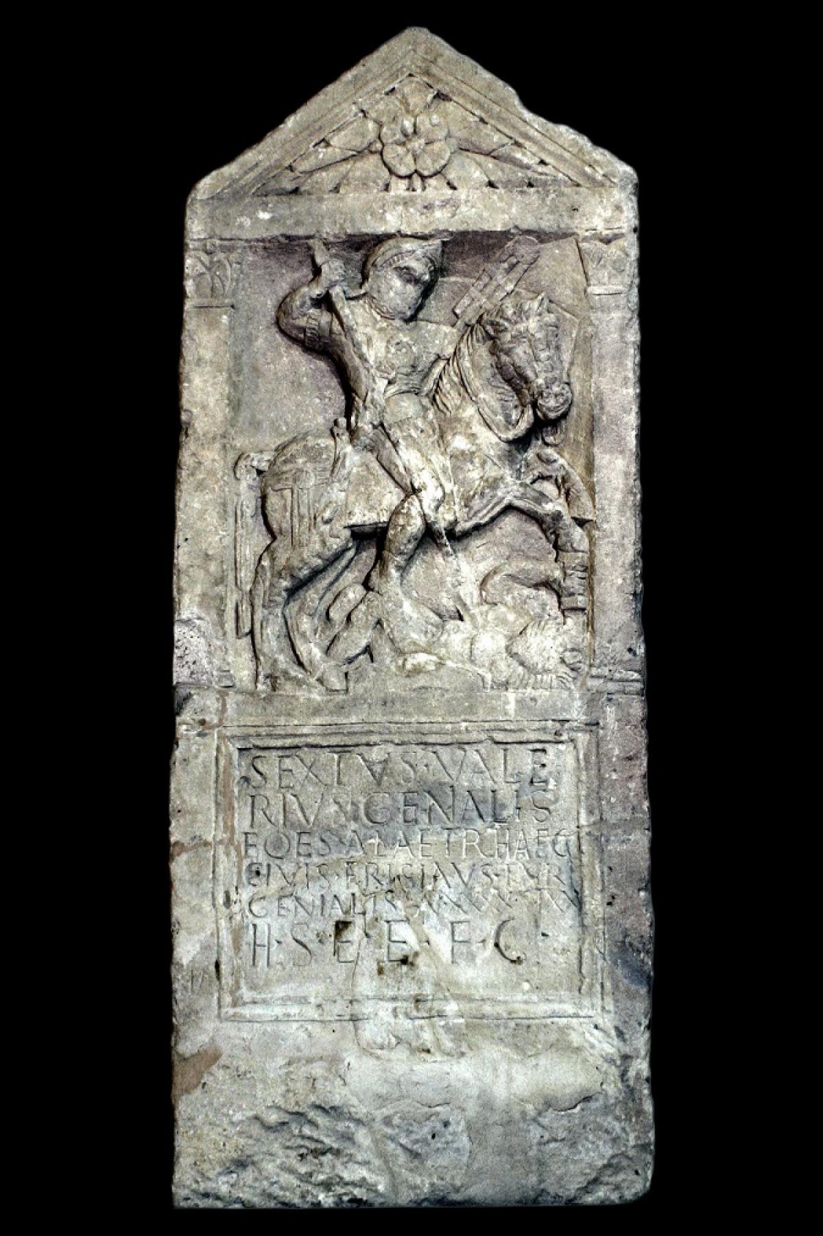 OK, Grove, Headstone Symbols and Meanings, Horse with Soldier Riding in Battle