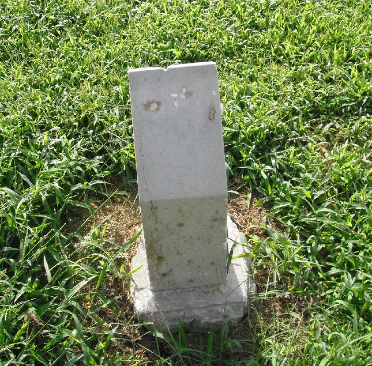 OK, Grove, Olympus Cemetery, Unknown (Sec5-Row19-Lot12) Headstone