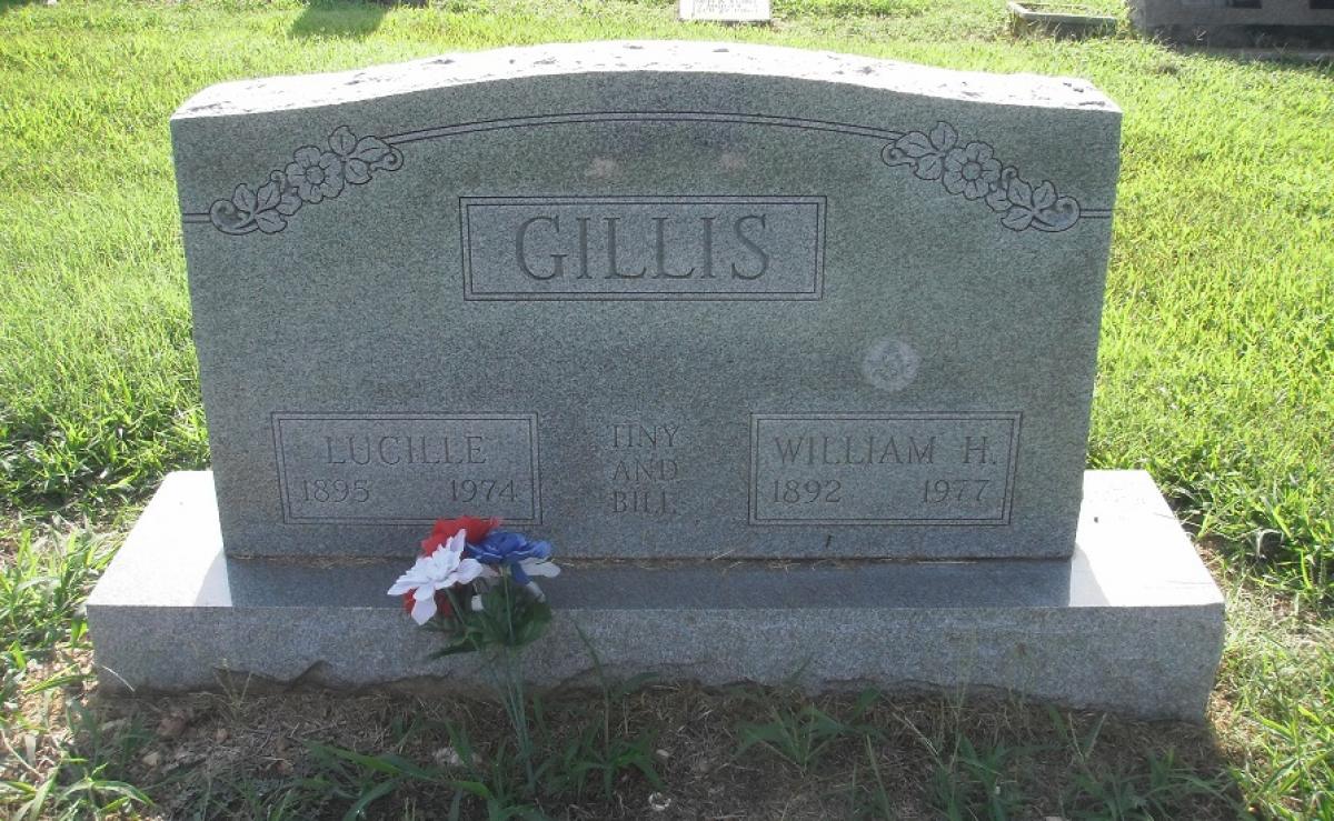 OK, Grove, Olympus Cemetery, Gillis, William H. "Bill" & Lucille "Tiny"