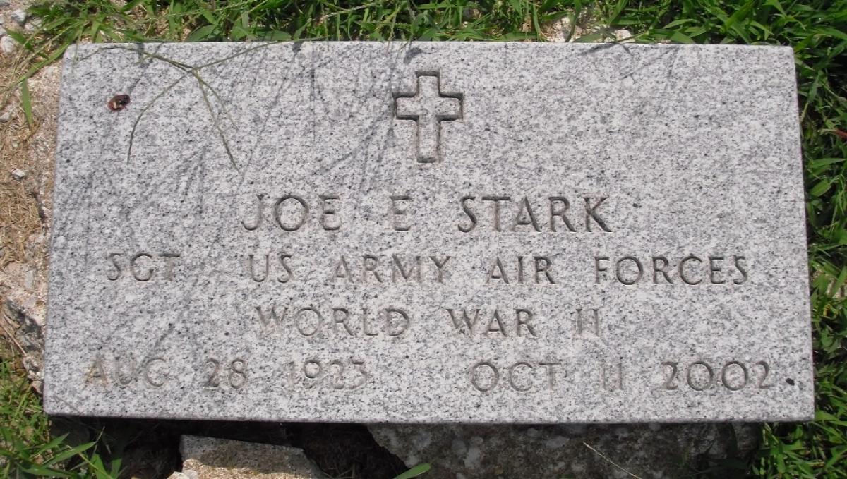 OK, Grove, Olympus Cemetery, Stark, Joe E. Military Headstone