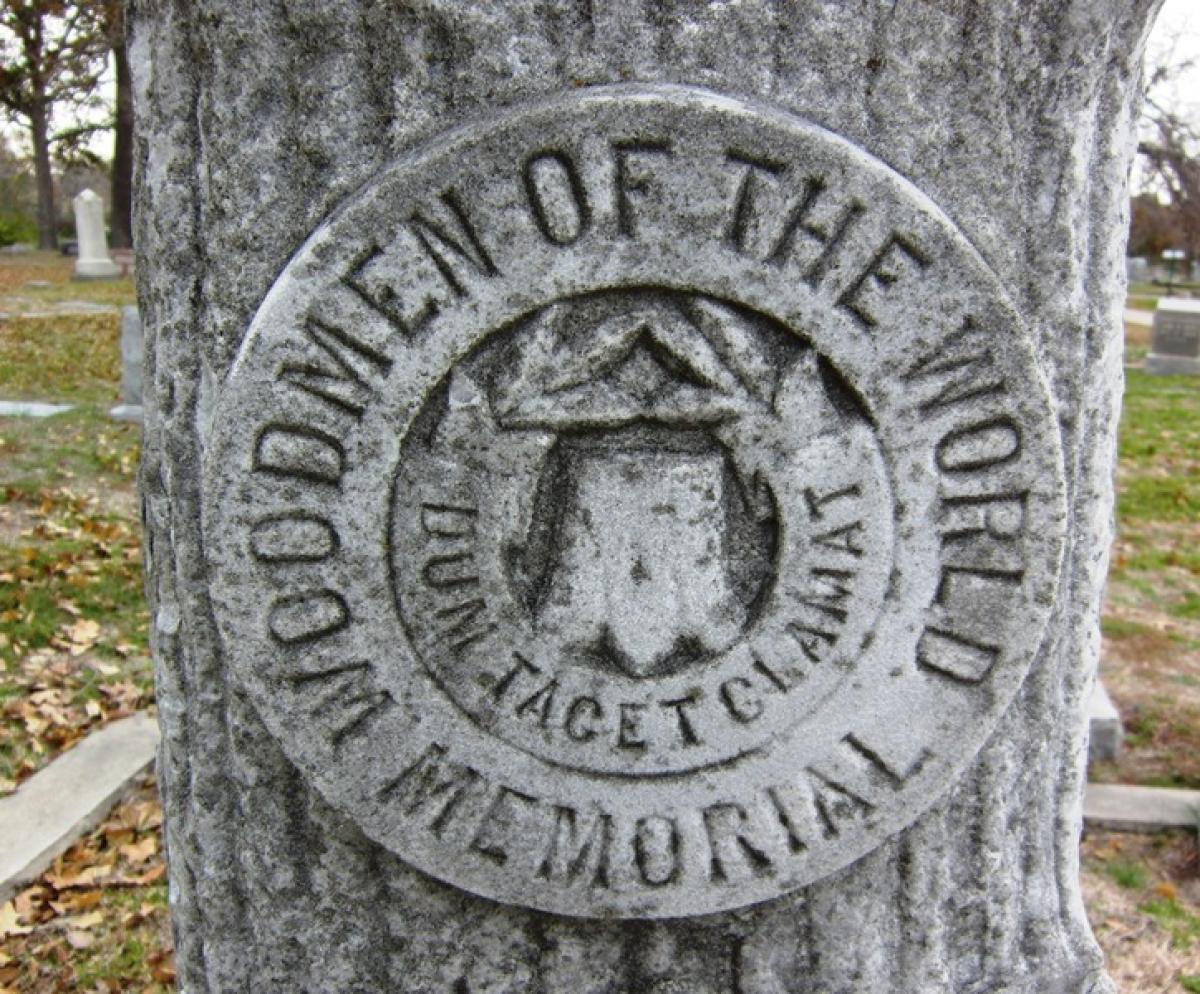 OK, Grove, Headstone Symbols and Meanings, Woodmen of the World