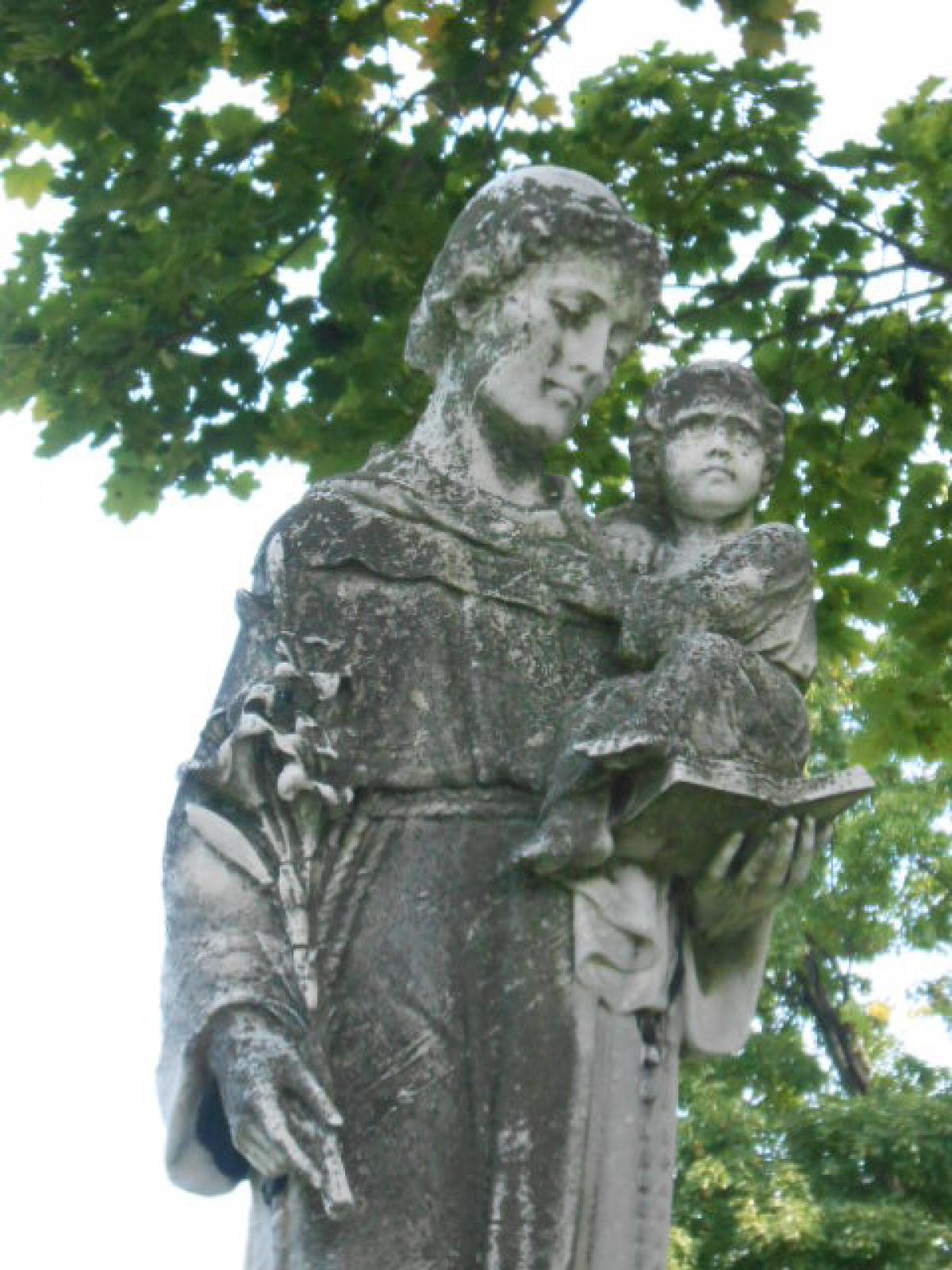 OK, Grove, Headstone Symbols and Meanings, Saint Anthony of Padua