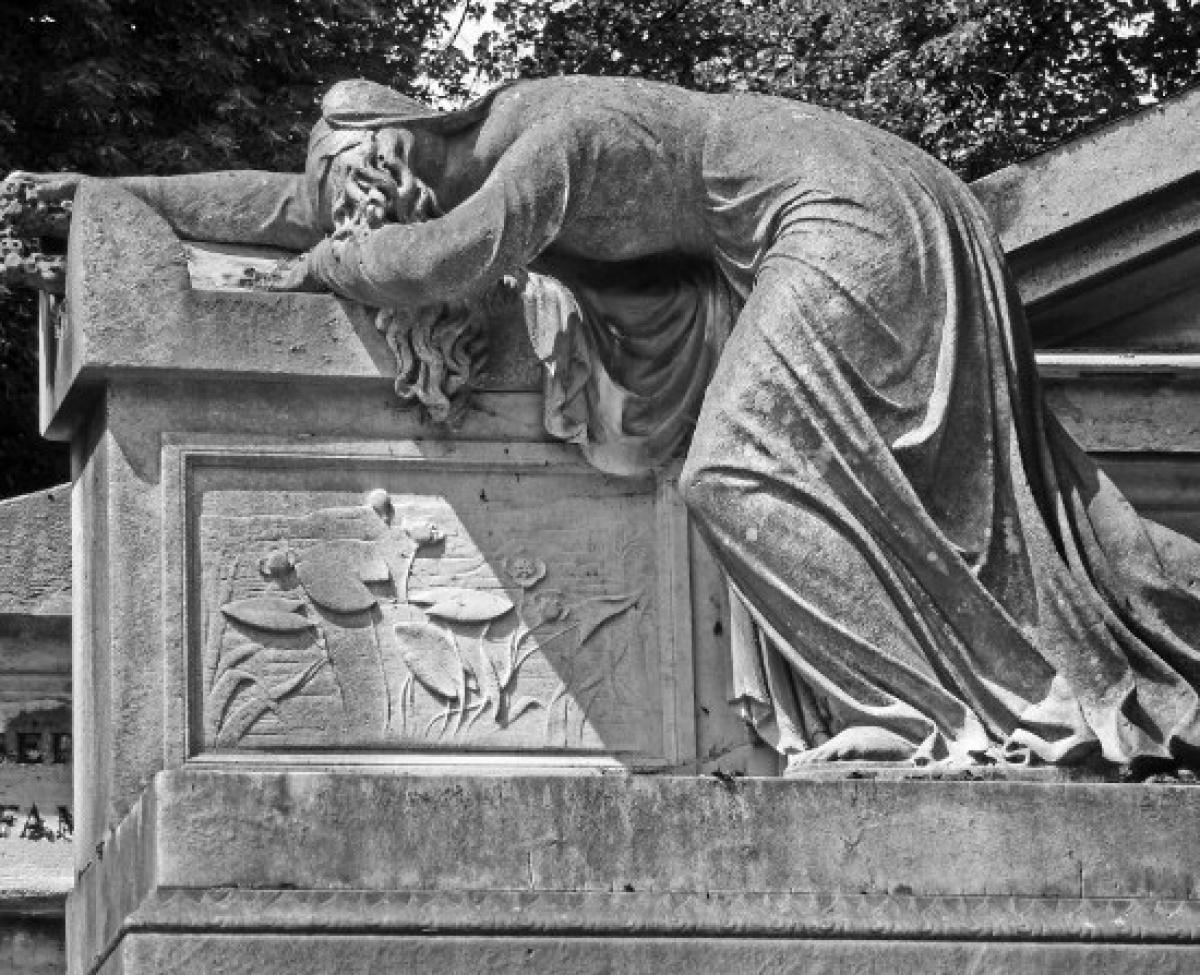 Woman, Weeping City of Grove Oklahoma