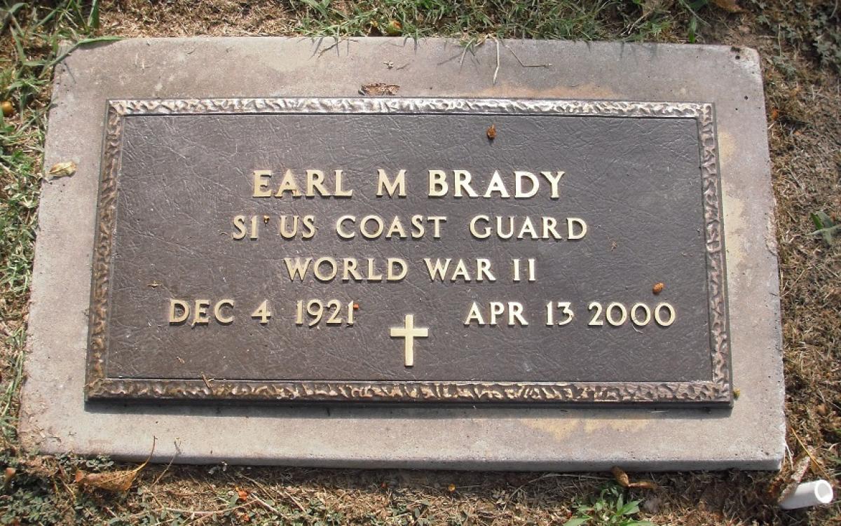 OK, Grove, Olympus Cemetery, Brady, Earl M. Military Headstone