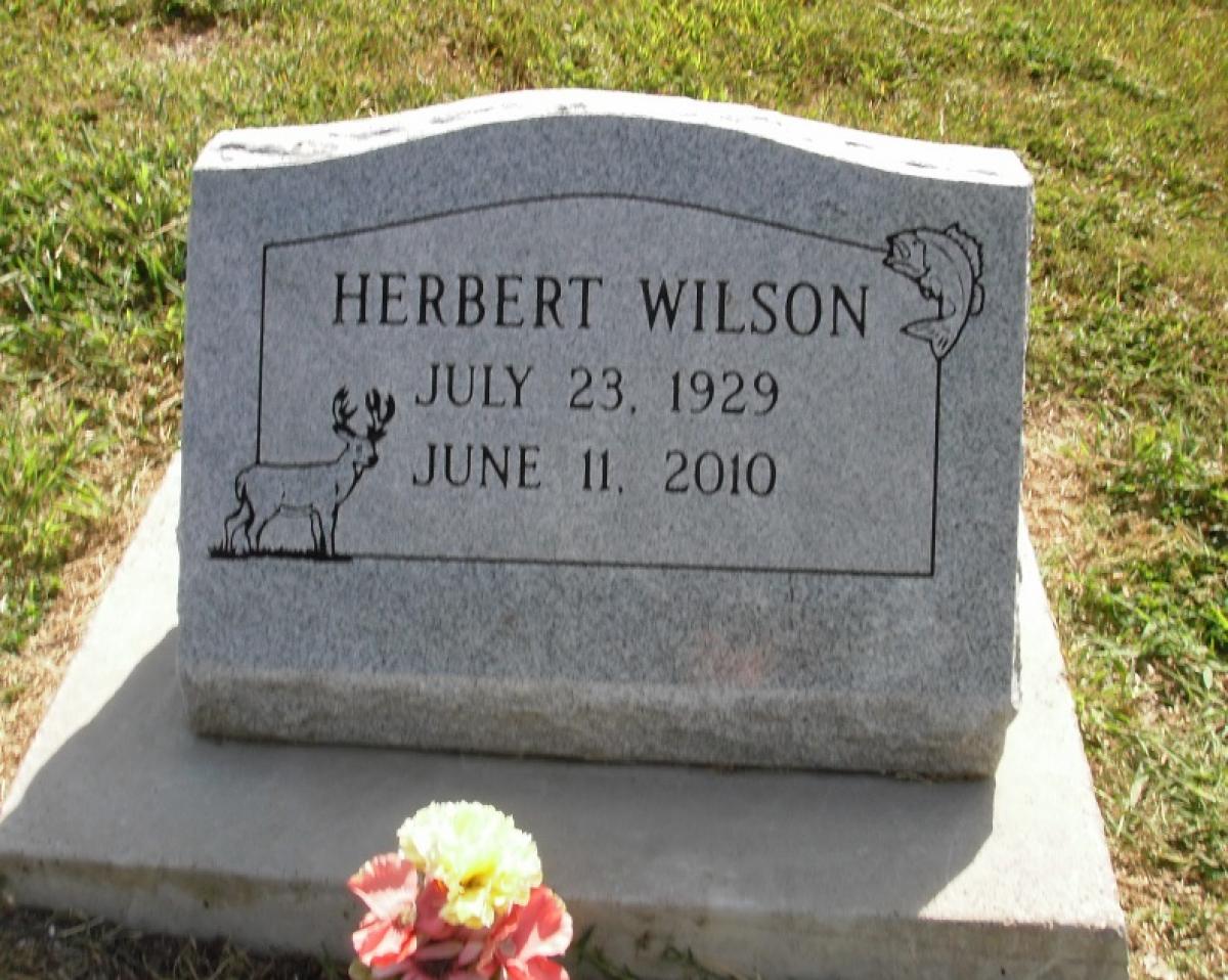 OK, Grove, Olympus Cemetery, Wilson, Herbert Headstone