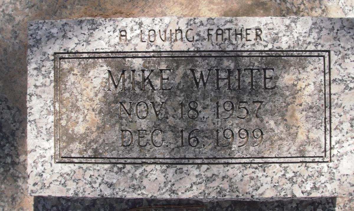 OK, Grove, Olympus Cemetery, White, Mike Headstone
