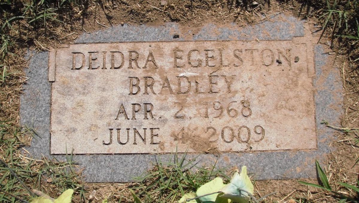 OK, Grove, Olympus Cemetery, Bradley, Deidra (Egelston) Headstone