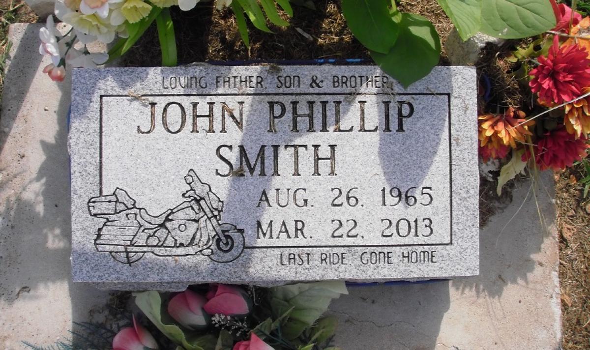OK, Grove, Olympus Cemetery, Smith, John Phillip Headstone