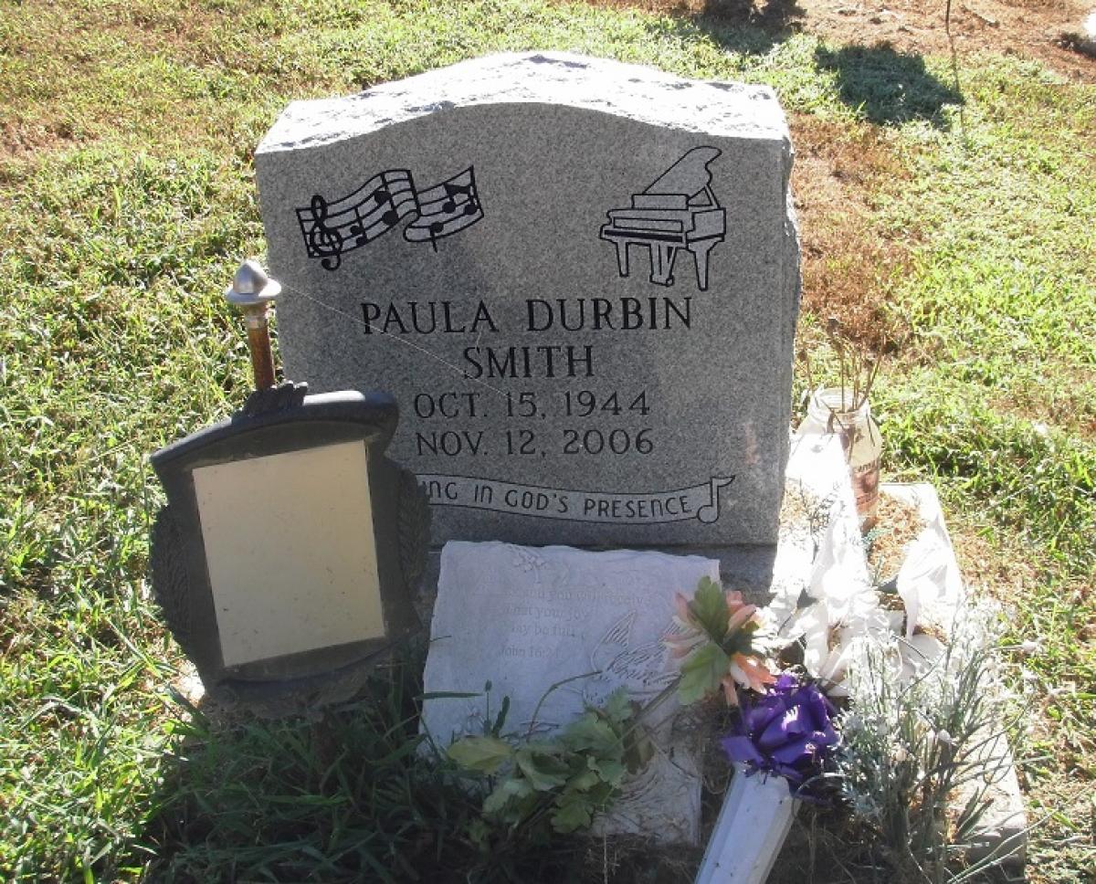 OK, Grove, Olympus Cemetery, Headstone, Smith, Paula (Durbin)