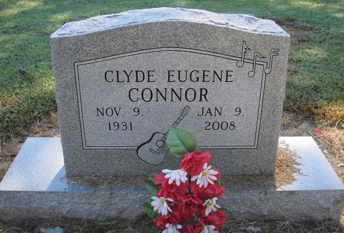 OK, Grove, Olympus Cemetery, Headstone, Connor, Clyde Eugene