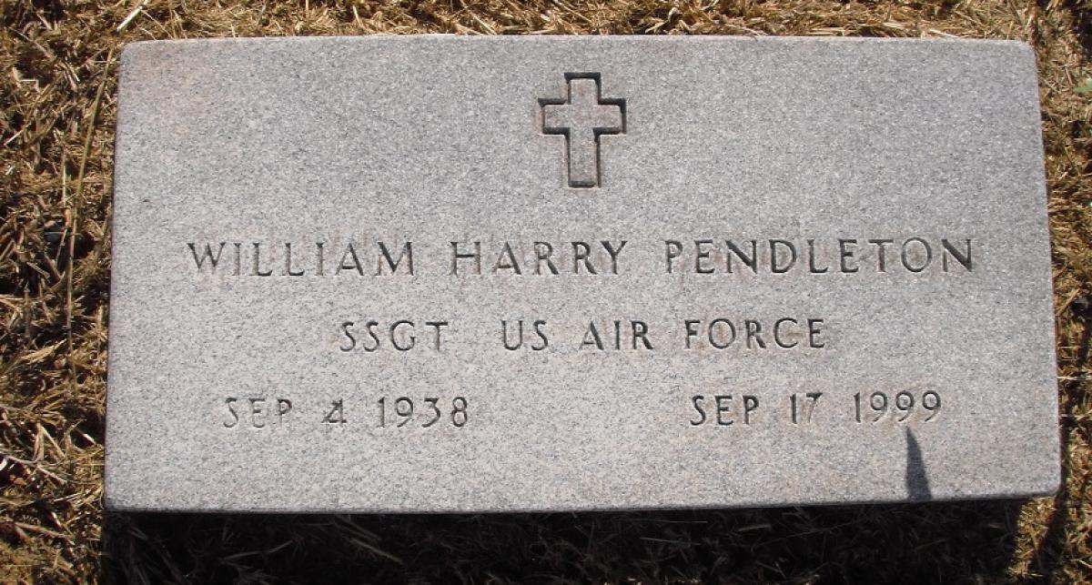 OK, Grove, Olympus Cemetery, Military Headstone, Pendleton, William Harry