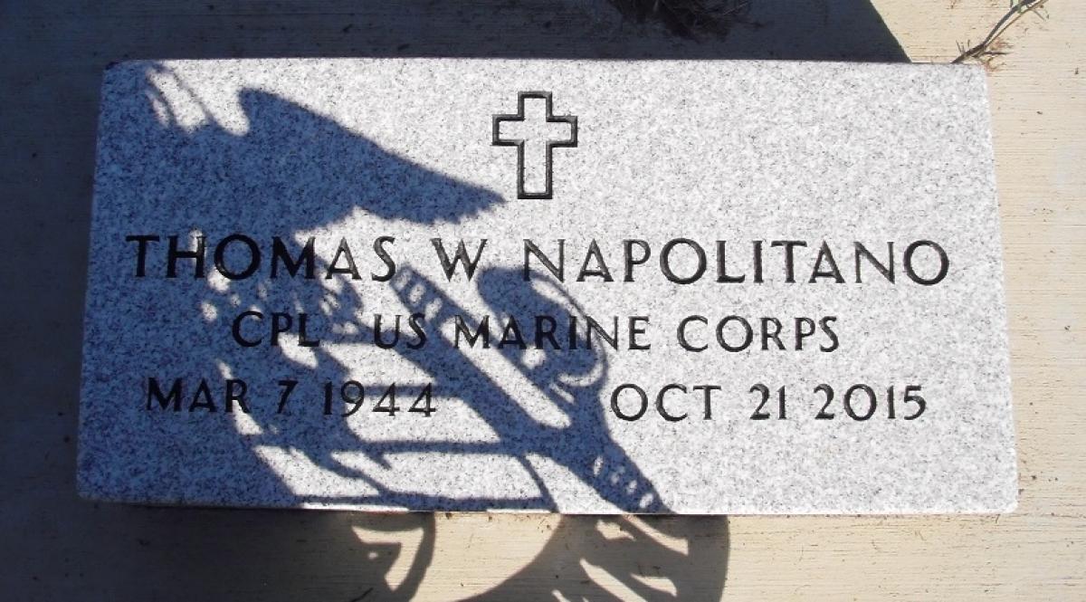 OK, Grove, Olympus Cemetery, Headstone, Napolitano, Thomas W.