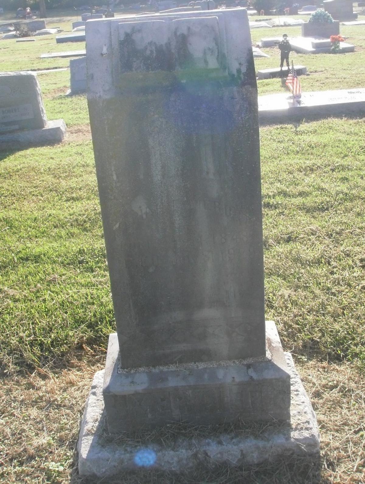 OK, Grove, Olympus Cemetery, Headstone, Meridith, Mariah E.