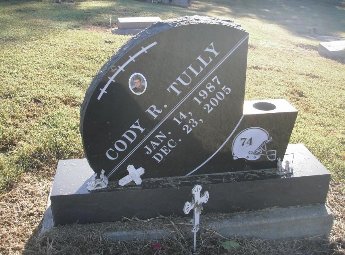 OK, Grove, Olympus Cemetery, Headstone, Tully, Cody R.