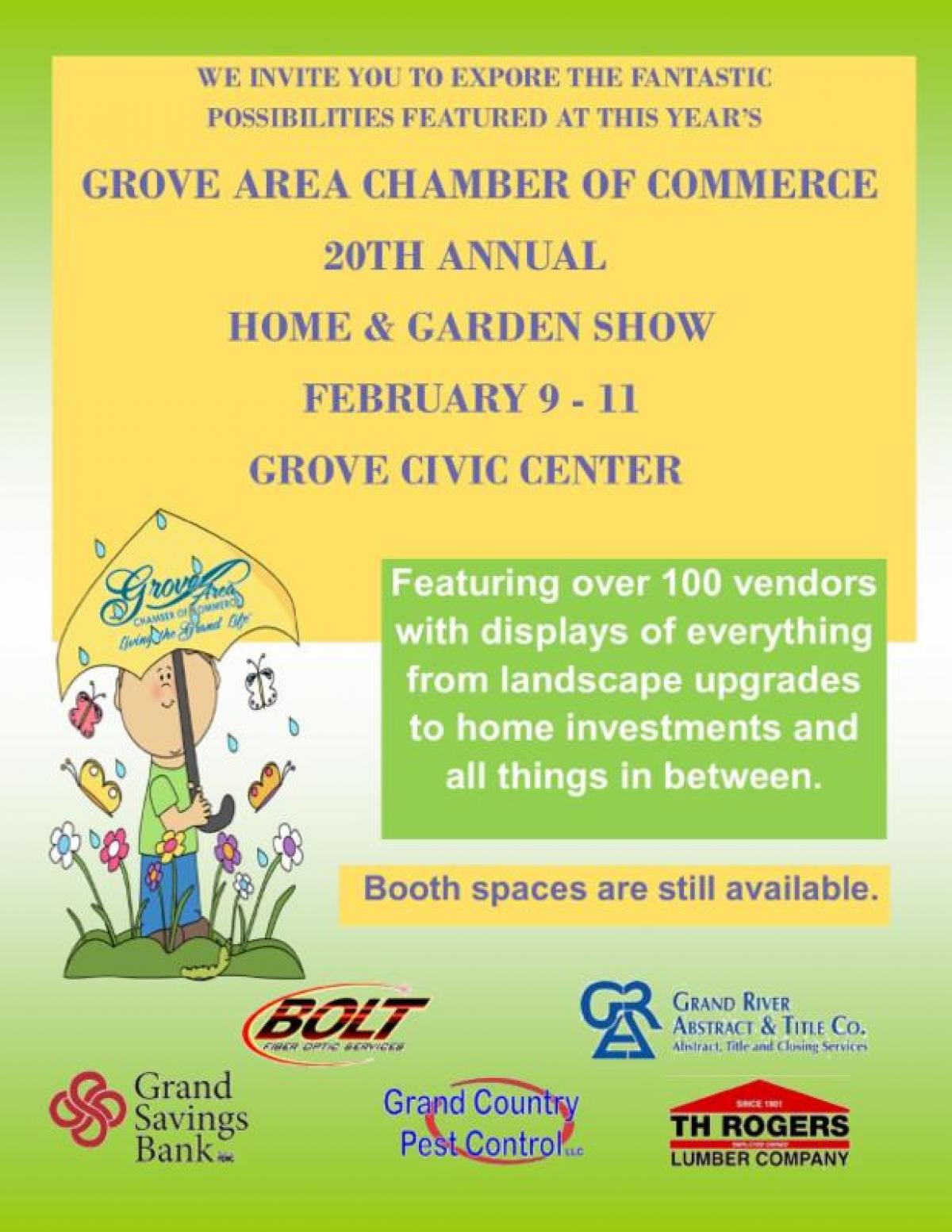 Chamber Home Garden Show February 9 11 City Of Grove Oklahoma