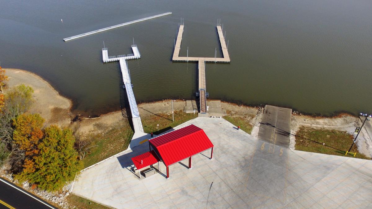 oklahoma, grove, grand lake, wolf creek park, boat ramp