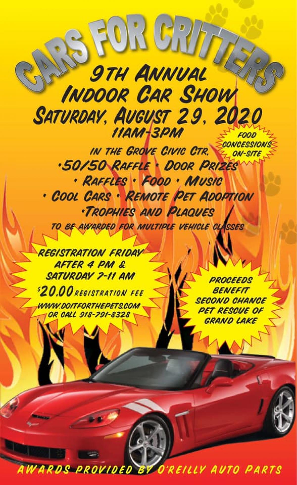 oklahoma, grove, second chance rescue, cars for critters