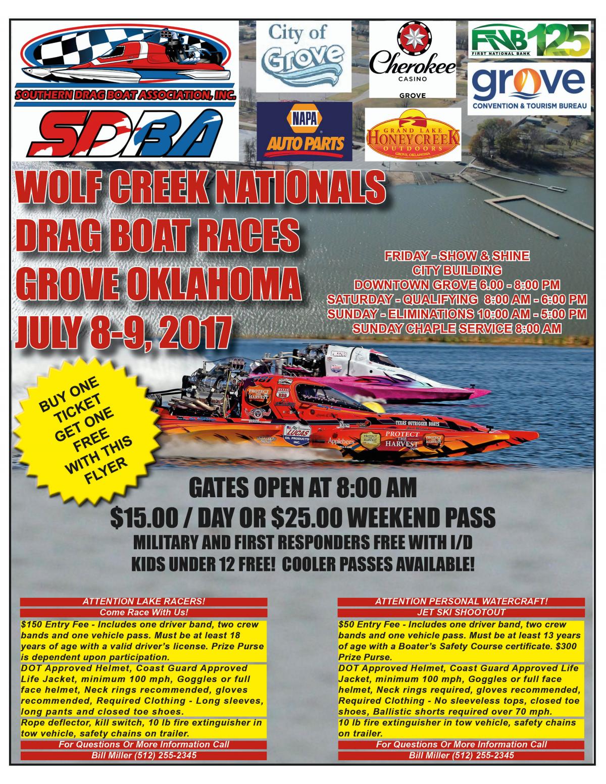 oklahoma, grove, grand lake, Nitrocondriac, SDBA, Tommy Thompson, Wolf Creek