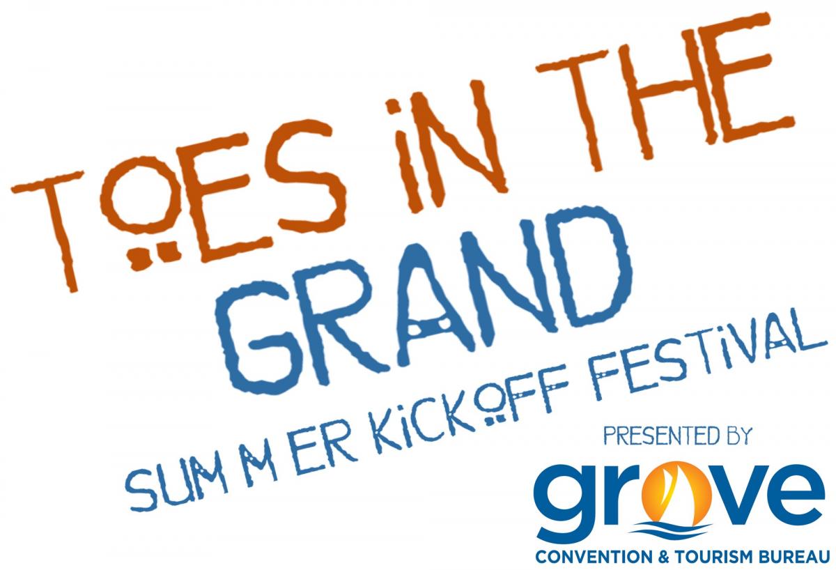 Toes in the Grand Festival City of Grove Oklahoma