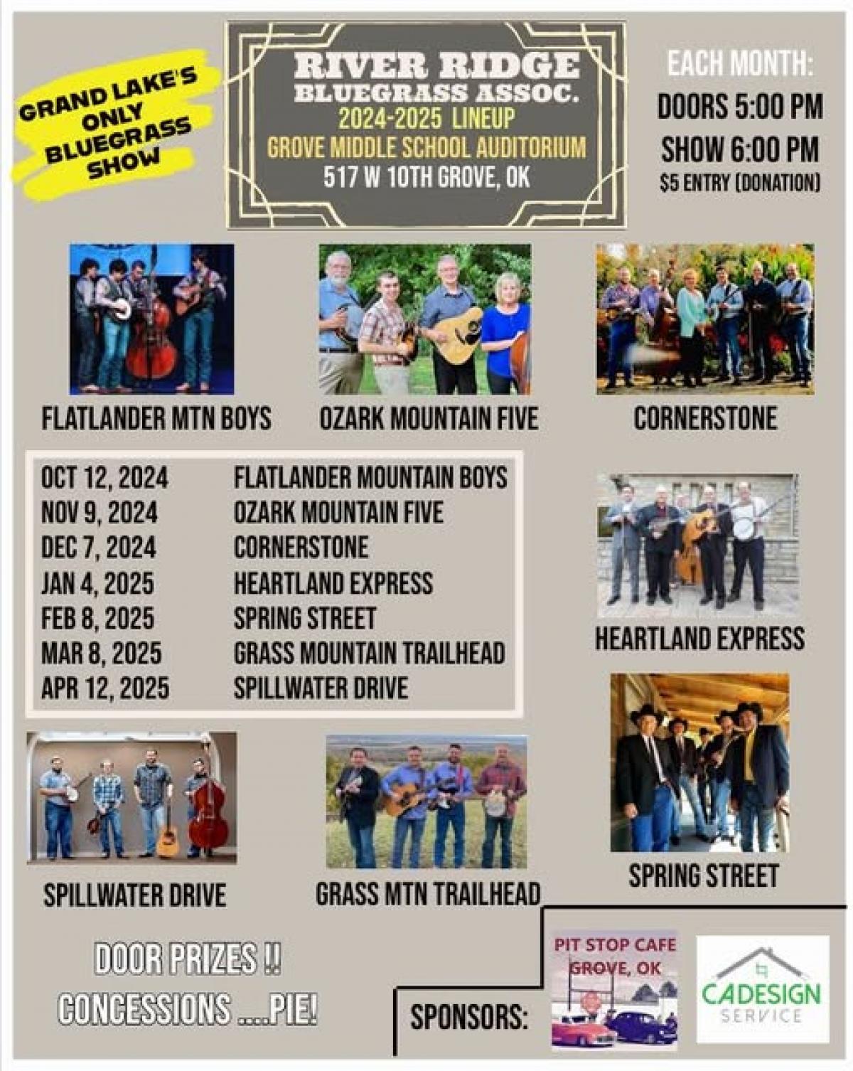 oklahoma, grove, River Ridge bluegrass