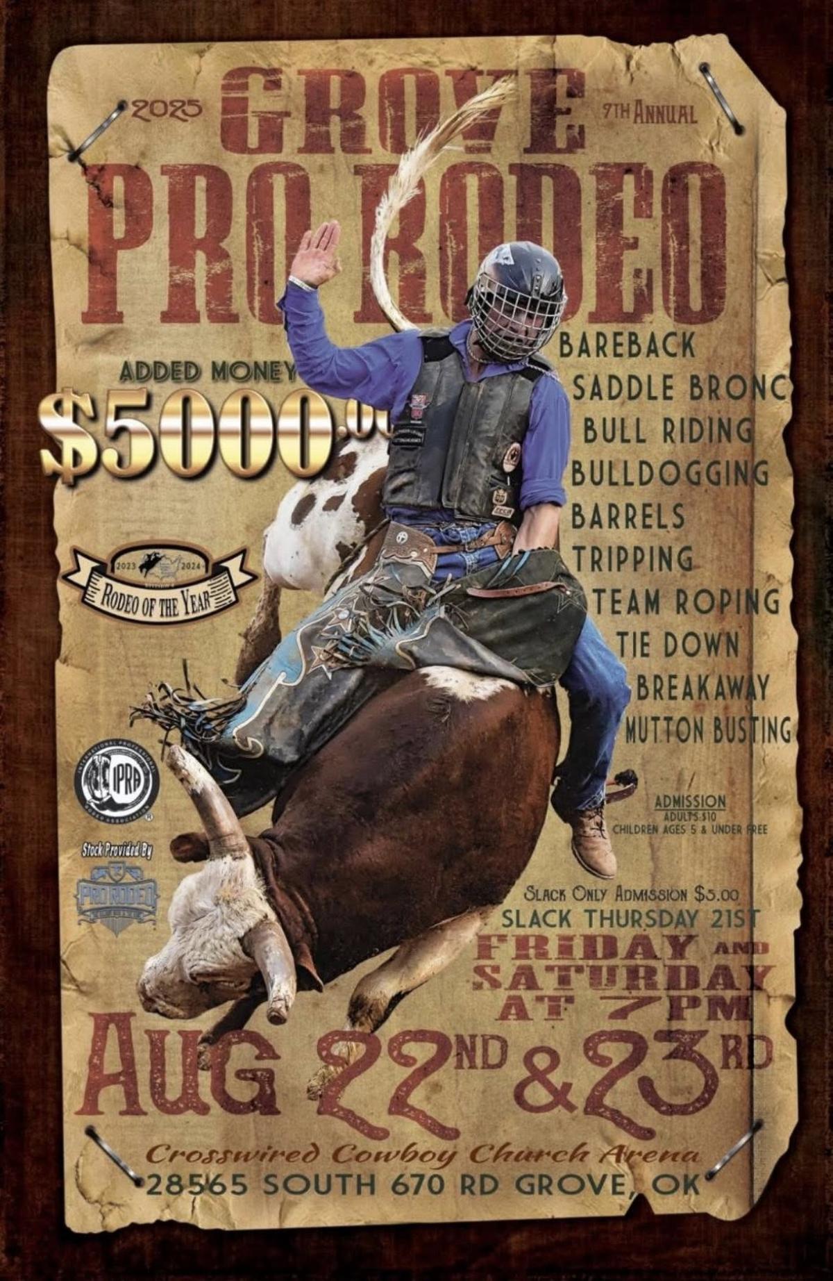 Grove Pro Rodeo Grove Pro Rodeo, Grove Oklahoma, Rodeo
