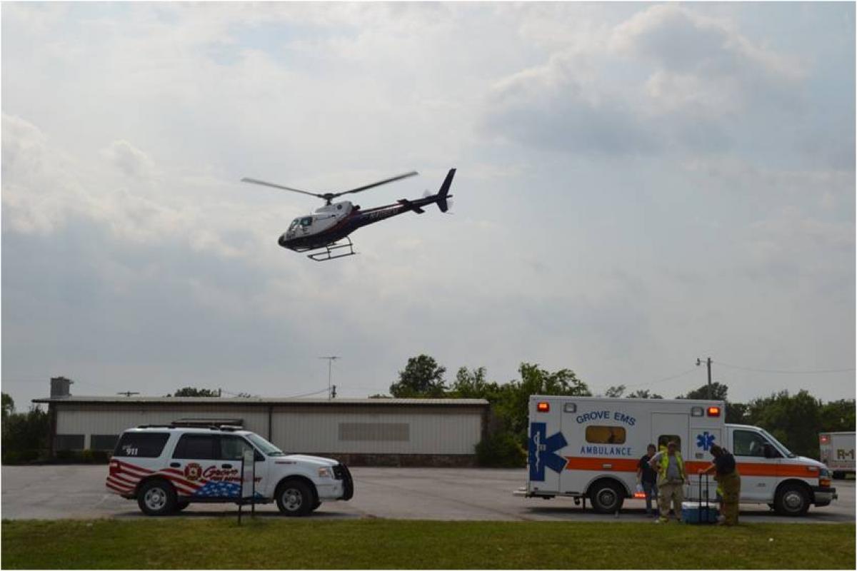 Oklahoma, grove, delaware county, emergency management