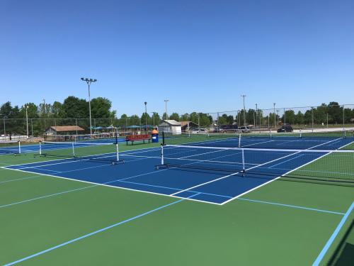 Tennis Courts and Pickle Ball Courts City of Grove Oklahoma