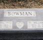 OK, Grove, Olympus Cemetery, Headstone, Bowman, William & Beryl