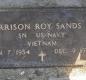 OK, Grove, Olympus Cemetery, Military Headstone, Sands, Harrison Roy Jr.